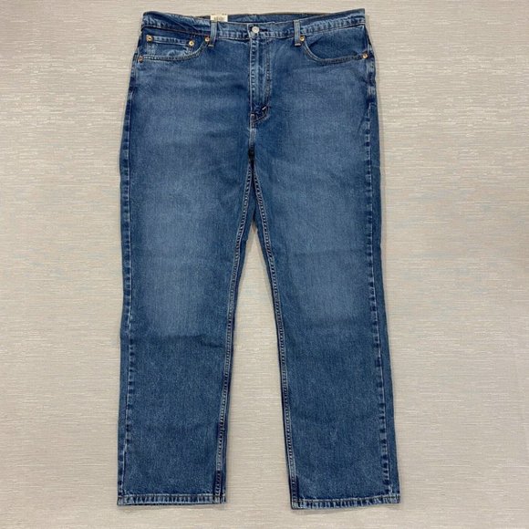 Levi's 514 Straight Leg Jeans Men's 40 x 30 Regular Fit Medium Wash Denim - Picture 2 of 10